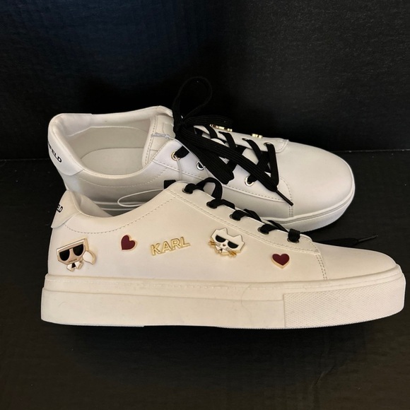 Karl  Lagerfeld sneakers brand new haven’t worn 7 1/2 - Picture 2 of 5